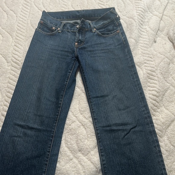 Evisu denim size 28 low rise baggy (AUTHENTIC) - Picture 4 of 6